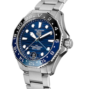 TAG Heuer Aquaracer Professional 300 GMT 42mm Mens Watch Blue