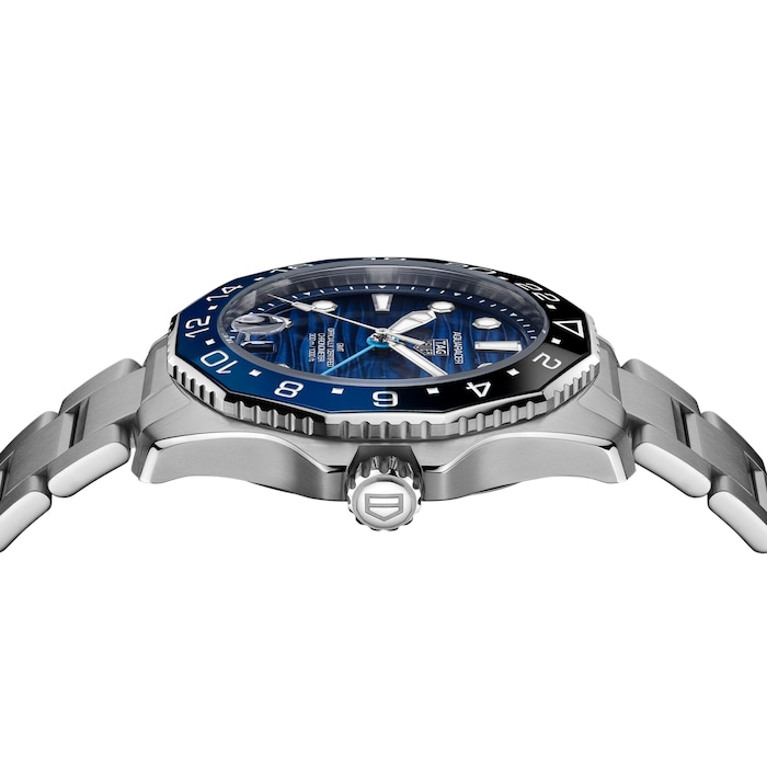 TAG Heuer Aquaracer Professional 300 GMT 42mm Mens Watch Blue