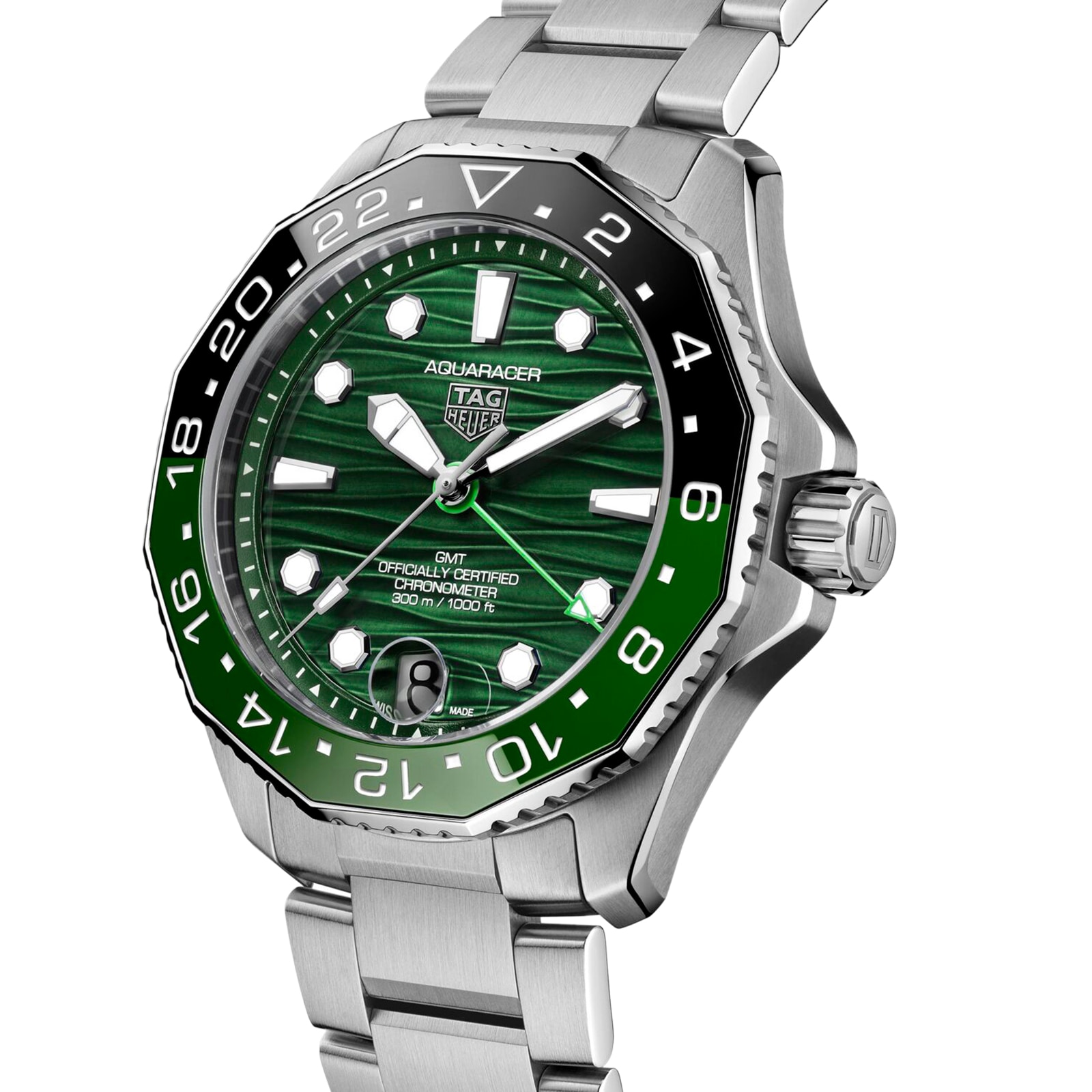 Tag heuer green face sale