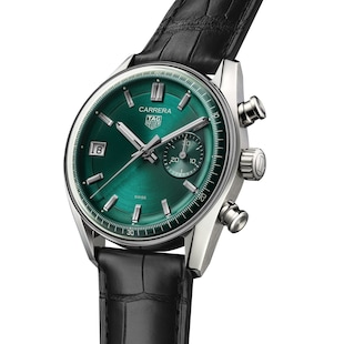 TAG Heuer Carrera Chronograph 39mm Mens Watch Green