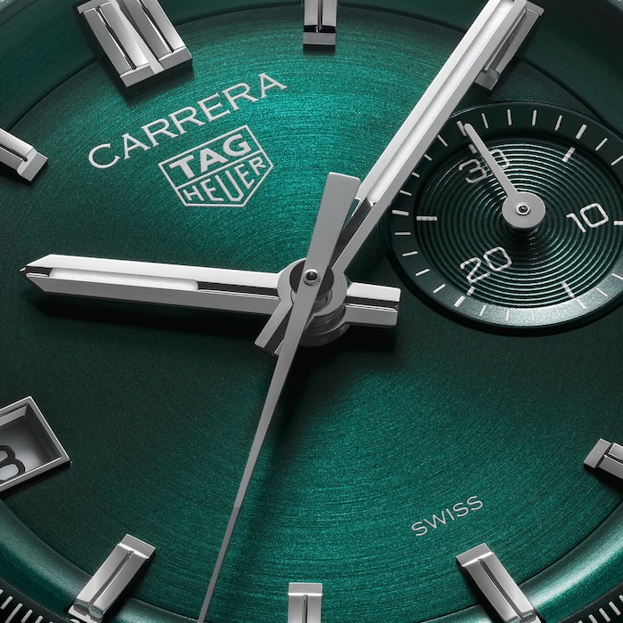 TAG Heuer Carrera Chronograph 39mm Mens Watch Green