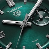 TAG Heuer Carrera Chronograph 39mm Mens Watch Green