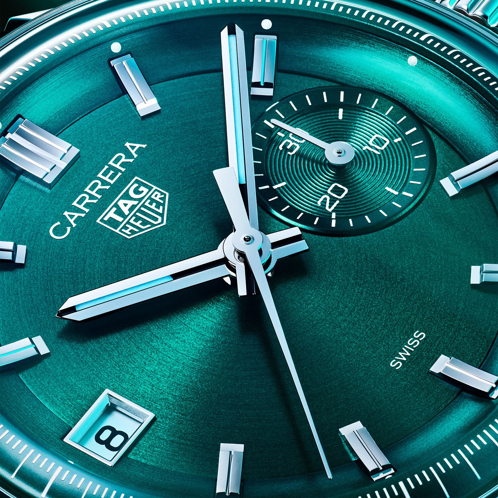 TAG Heuer Carrera Chronograph 39mm Mens Watch Green
