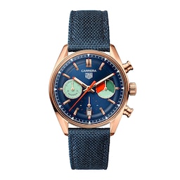 17382135 - Carrera Skipper Chronograph 39mm Mens Watch Blue