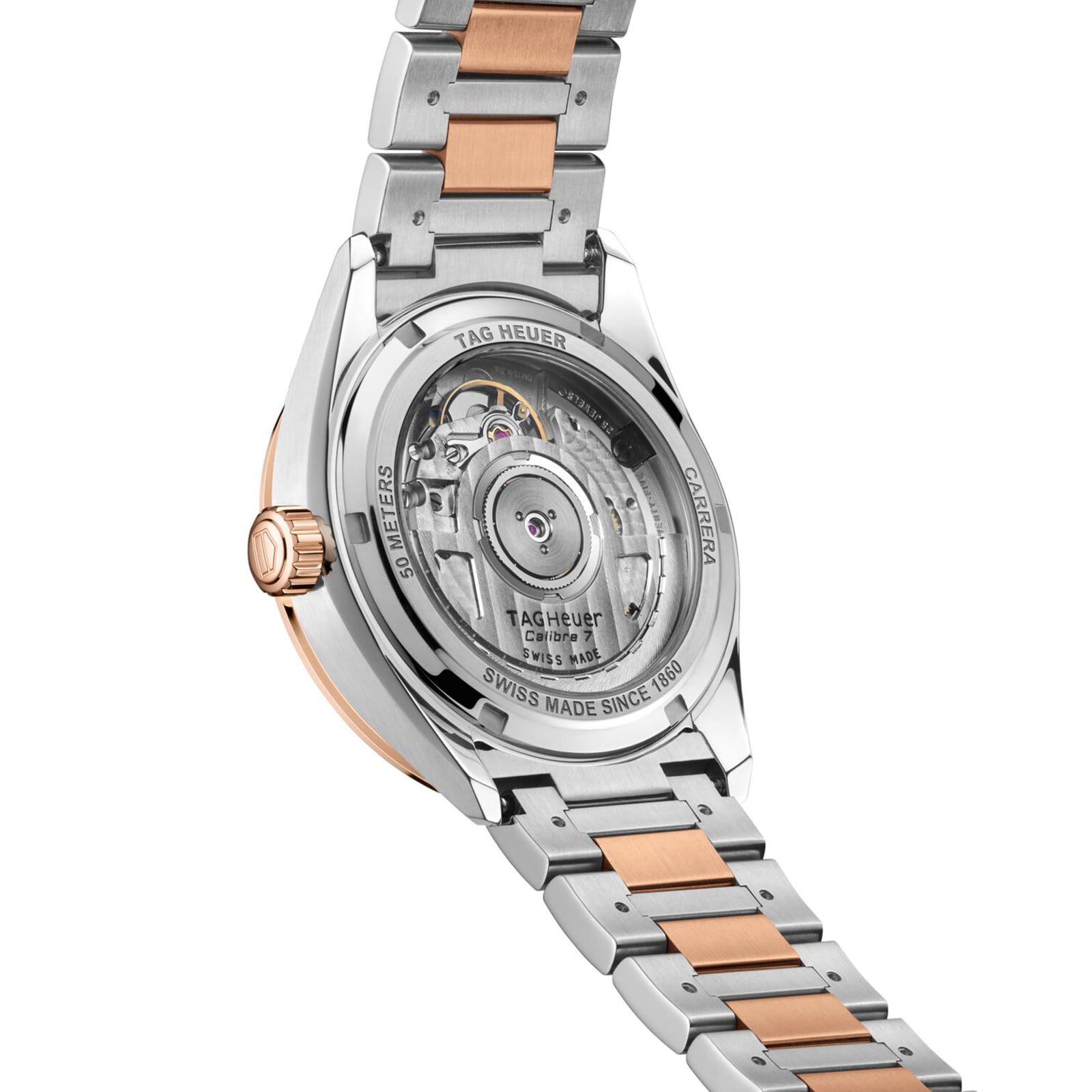 TAG Heuer Carrera Date 36mm Ladies Watch Rose Gold