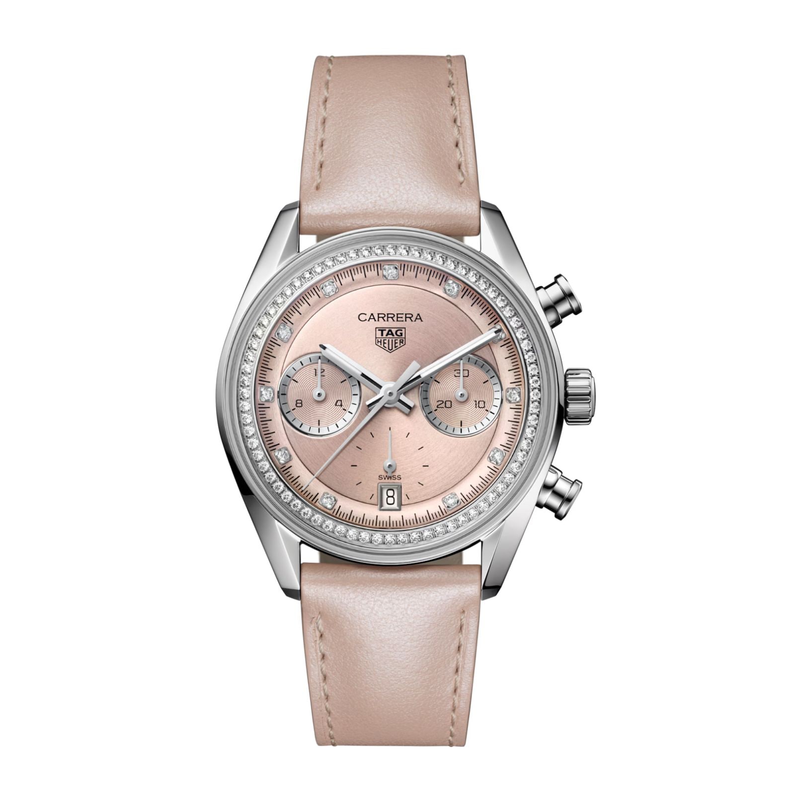 TAG Heuer Carrera 39mm Ladies Watch Precious Pink