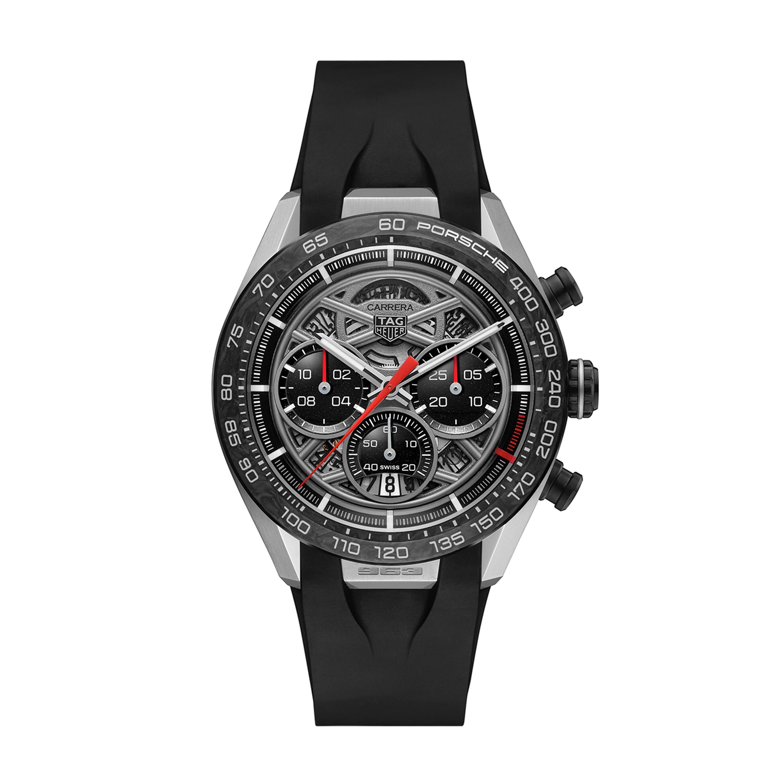 Carrera Porsche Limited Edition 44mm Mens Watch Skeleton