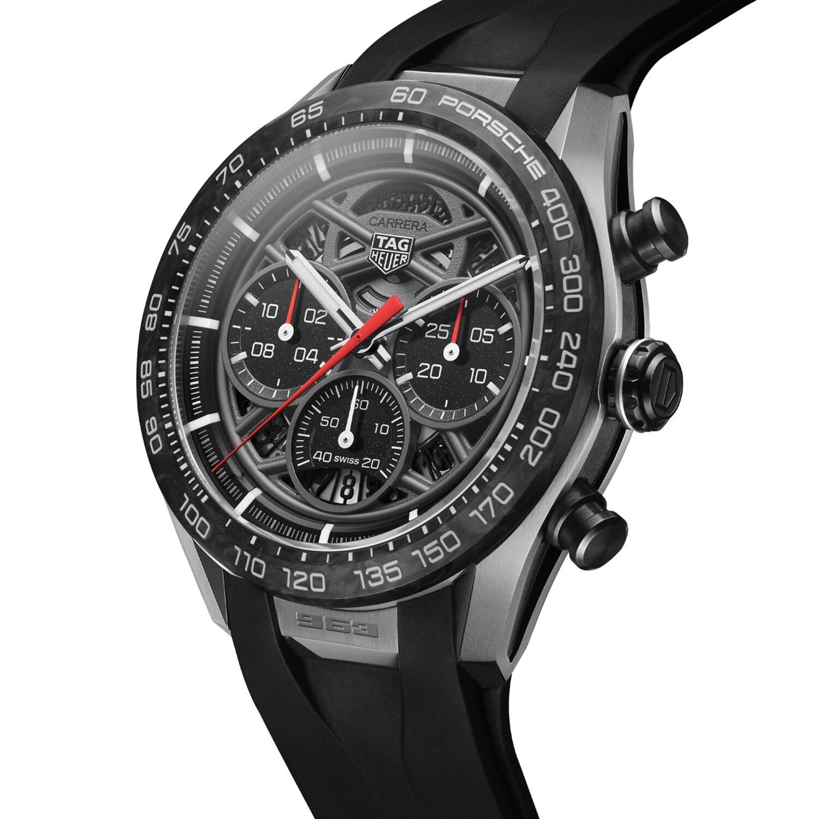 TAG Heuer Carrera Porsche Limited Edition 44mm Mens Watch Skeleton