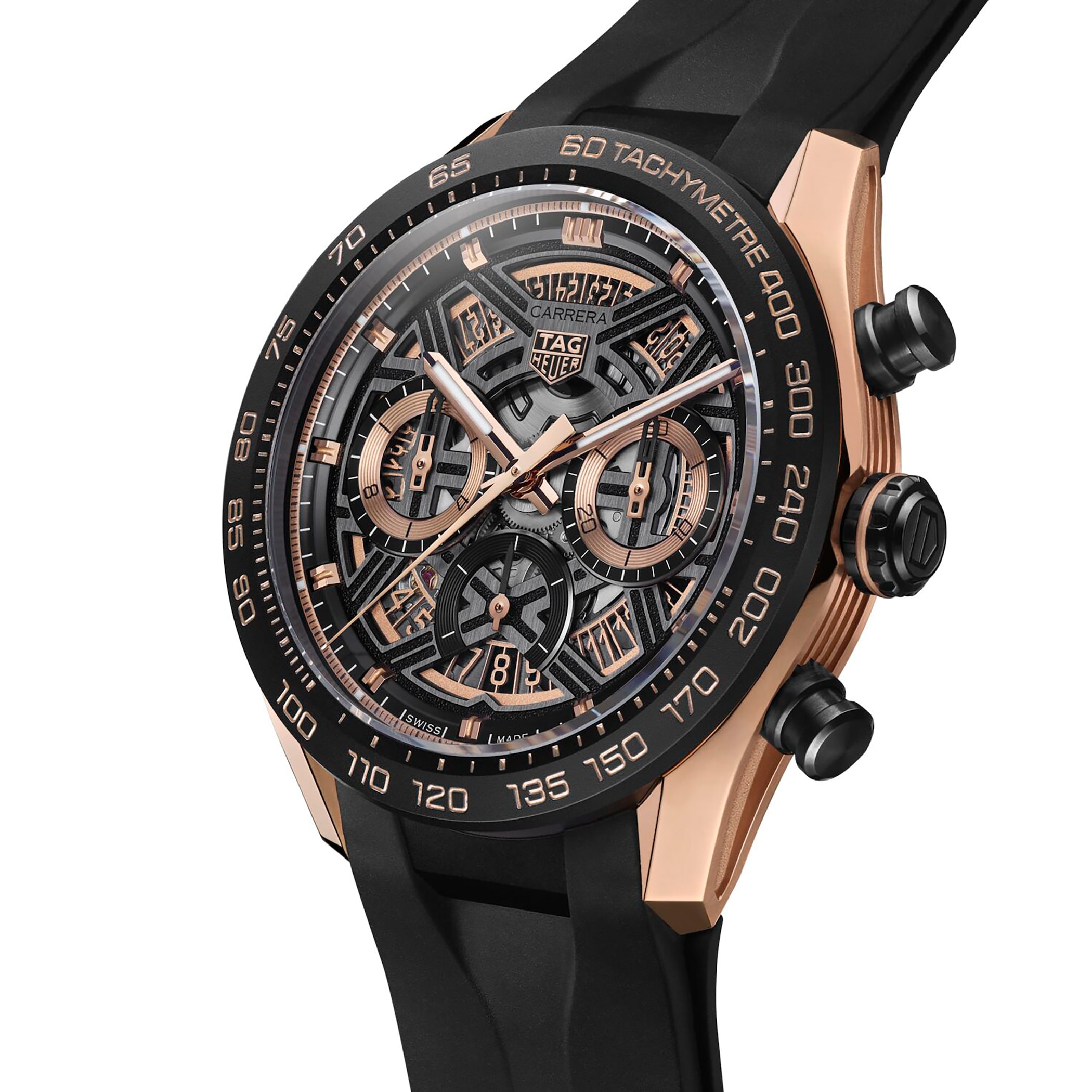 TAG Heuer Carrera Chronograph Extreme Sport 44mm Mens Watch Gold TAG Heuer Carrera Chronograph Extreme Sport 44mm Mens Watch Gold