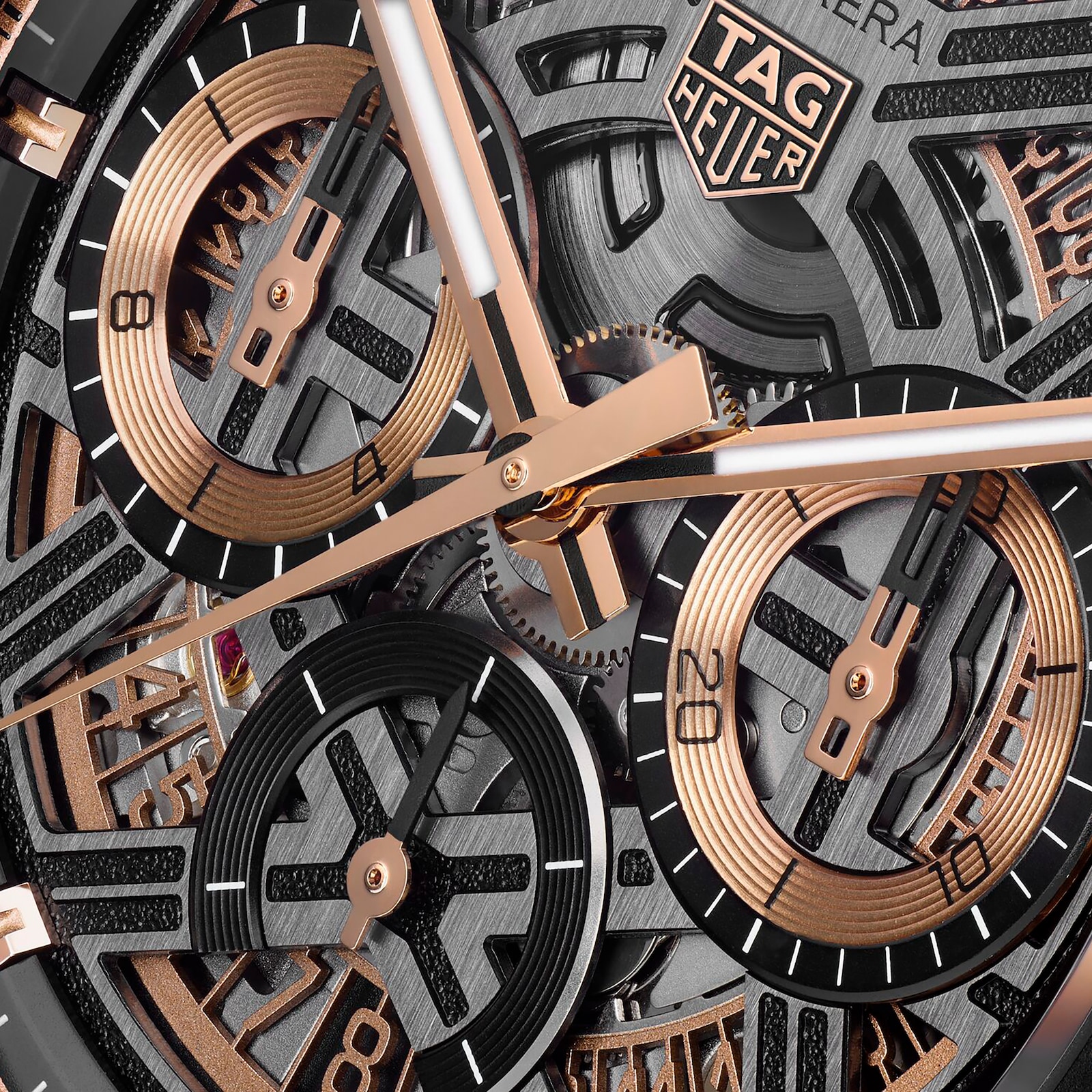 TAG Heuer Carrera Chronograph Extreme Sport 44mm Mens Watch Gold