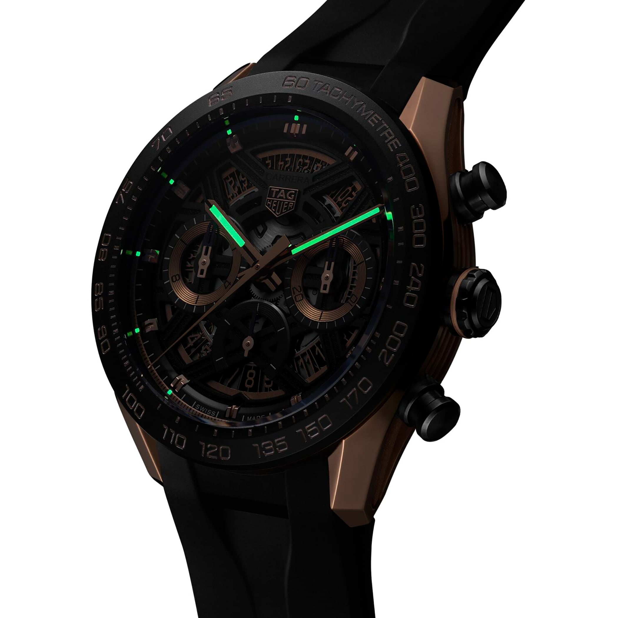 TAG Heuer Carrera Chronograph Extreme Sport 44mm Mens Watch Gold TAG Heuer Carrera Chronograph Extreme Sport 44mm Mens Watch Gold