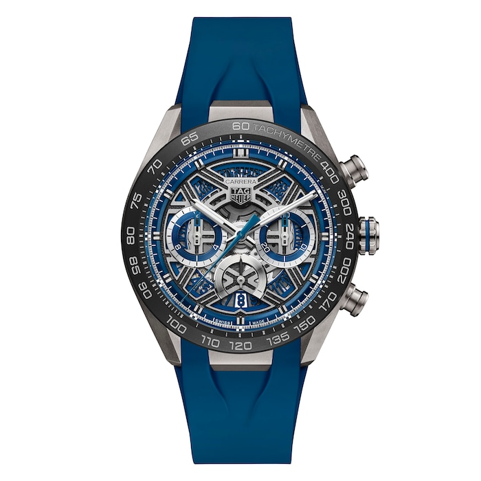 TAG Heuer Carrera Chronograph Extreme Sport 44mm Mens Watch Blue