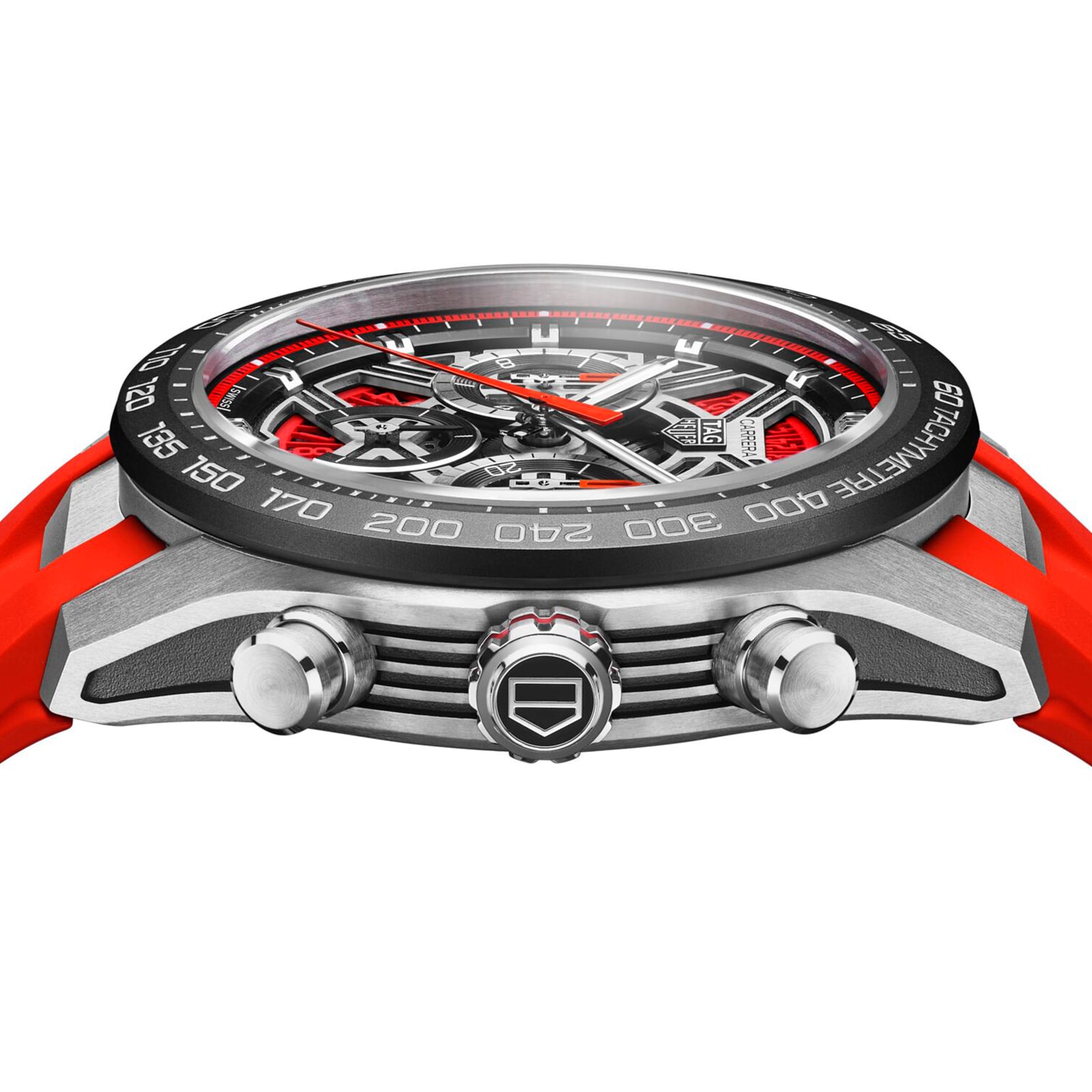 TAG Heuer Carrera Chronograph Extreme Sport 44mm Mens Watch Red TAG Heuer Carrera Chronograph Extreme Sport 44mm Mens Watch Red