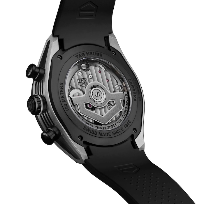 TAG Heuer Carrera Chronograph Tourbillon Extreme Sport 44mm Mens Watch Black