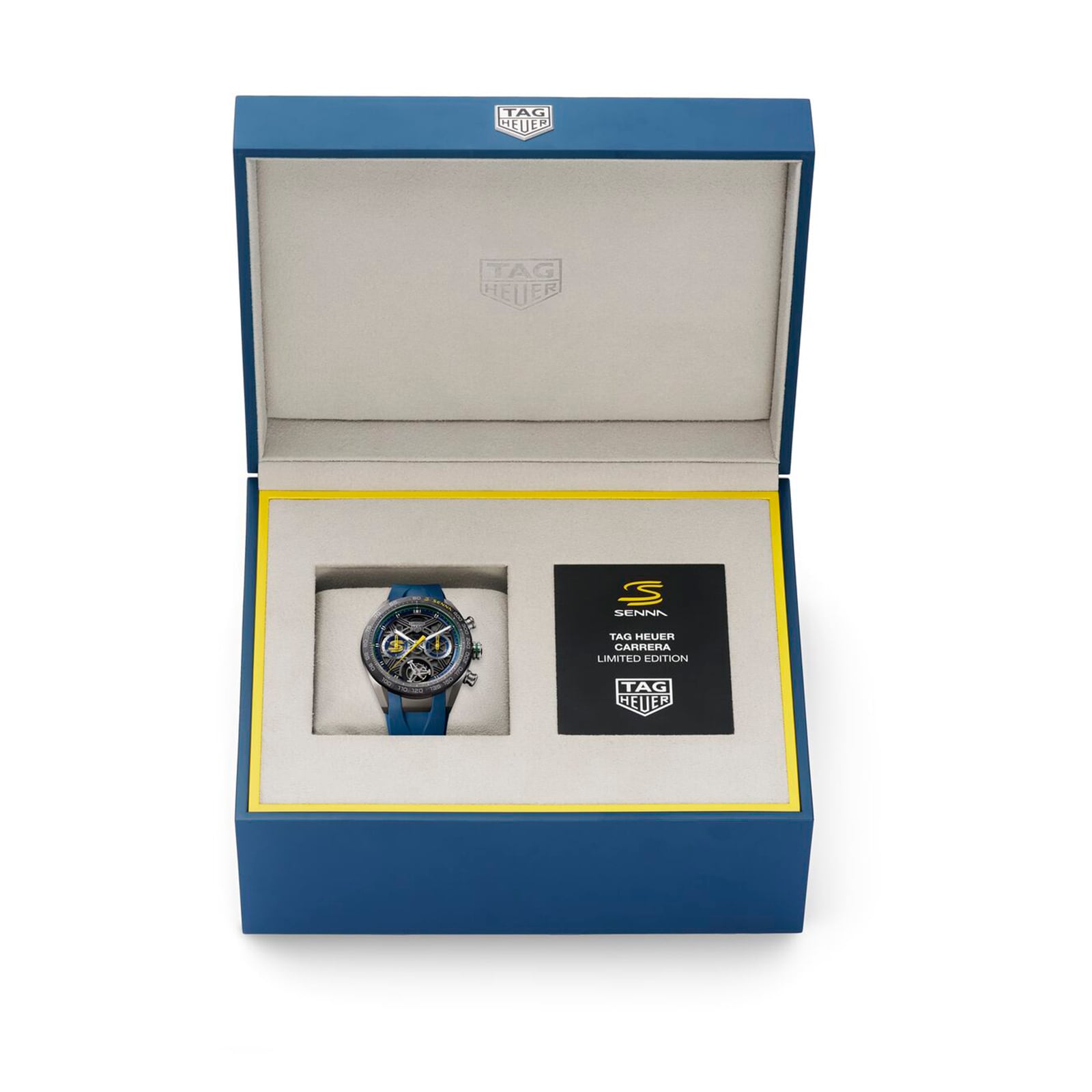 TAG Heuer Carrera Extreme Sport Chronograph Tourbillon X Senna 44mm Mens Watch TAG Heuer Carrera Extreme Sport Chronograph Tourbillon X Senna 44mm Mens Watch