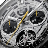 TAG Heuer Carrera Chronograph Tourbillon X Porsche Panamericana Skeleton Limited Edition 42mm Mens Watch