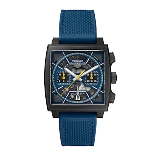 TAG Heuer Monaco Skeleton 39mm Mens Watch Blue