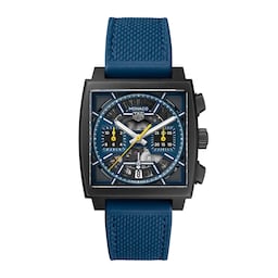 17382152 - Monaco Skeleton 39mm Mens Watch Blue