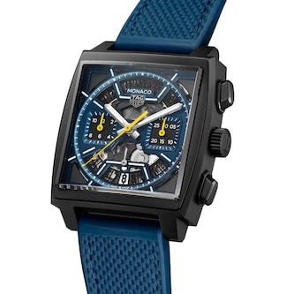 TAG Heuer Monaco Skeleton 39mm Mens Watch Blue TAG Heuer Monaco Skeleton 39mm Mens Watch Blue