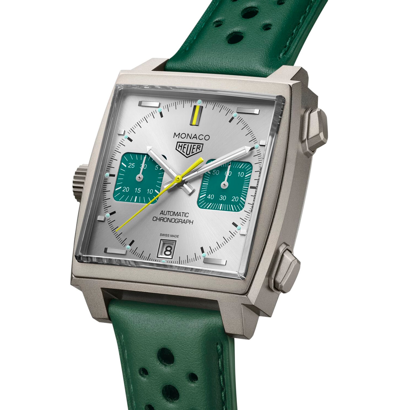 TAG Heuer Monaco Chronograph Racing Green 39mm Mens Watch TAG Heuer Monaco Chronograph Racing Green 39mm Mens Watch