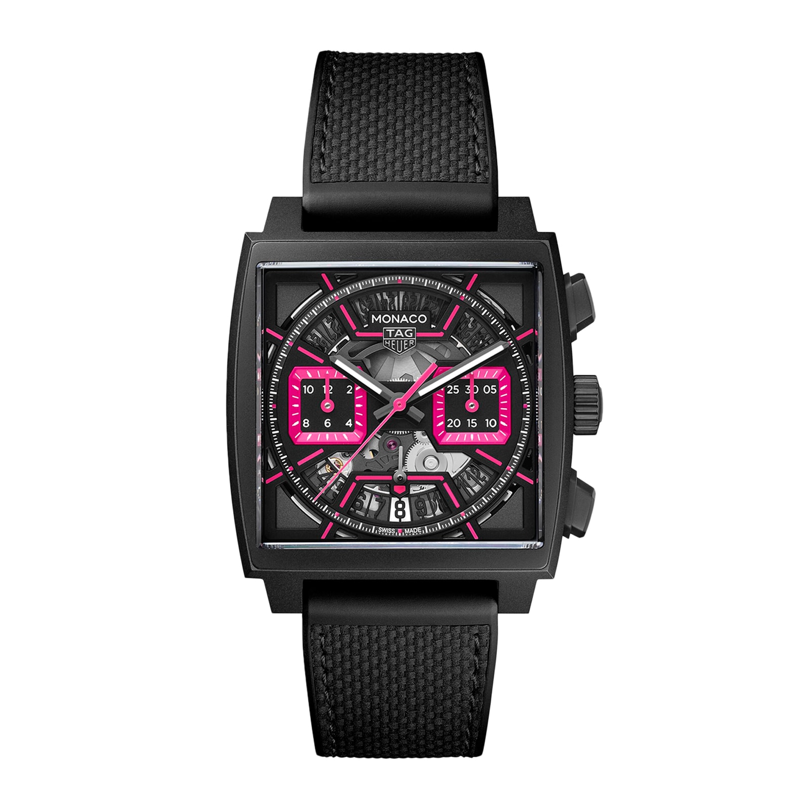 TAG Heuer Monaco Chronograph Pink 39mm Mens Watch TAG Heuer Monaco Chronograph Pink 39mm Mens Watch