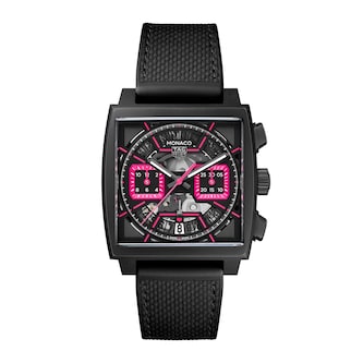 TAG Heuer Monaco Chronograph Pink 39mm Mens Watch TAG Heuer Monaco Chronograph Pink 39mm Mens Watch