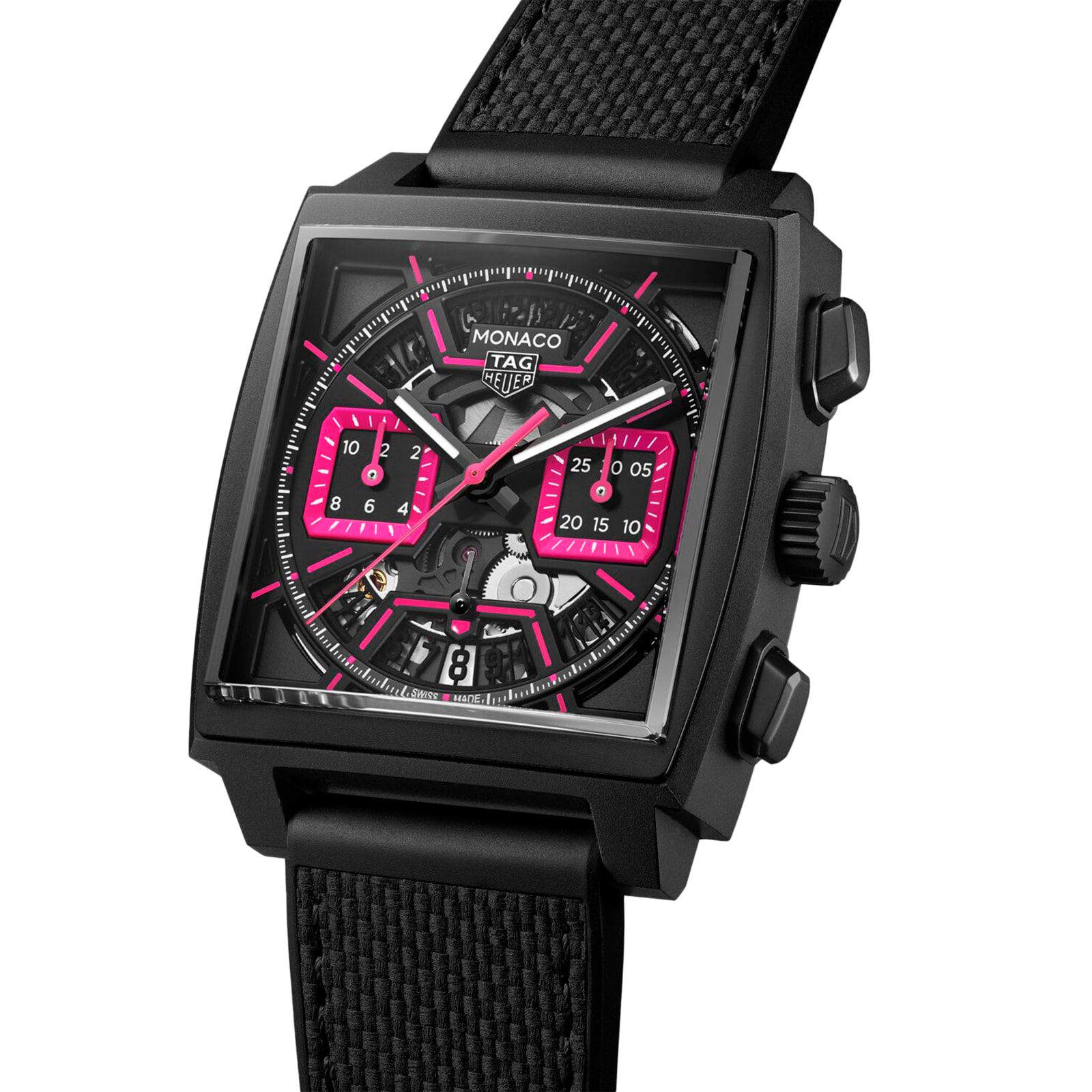 TAG Heuer Monaco Chronograph Pink 39mm Mens Watch TAG Heuer Monaco Chronograph Pink 39mm Mens Watch