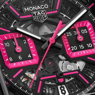 TAG Heuer Monaco Chronograph Pink 39mm Mens Watch