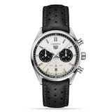 TAG Heuer Carrera 42mm Mens Watch Leather Watches Of Switzerland Exclusive