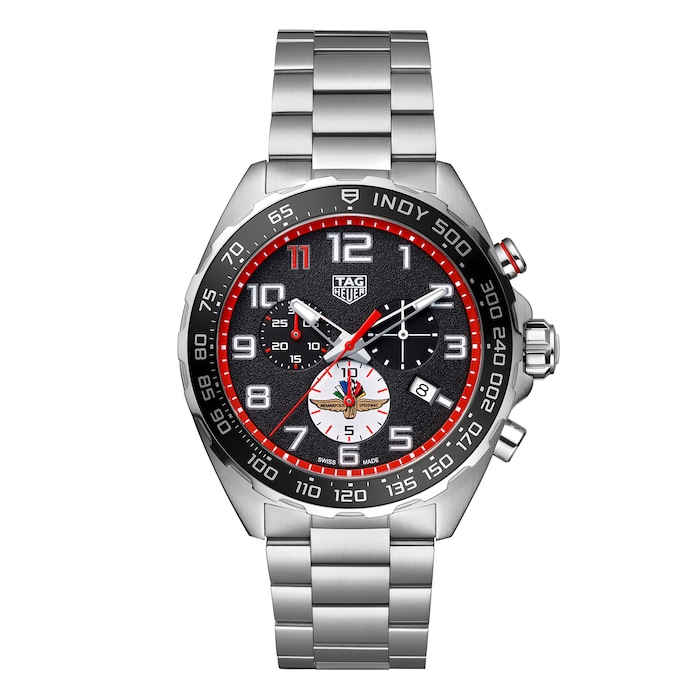 TAG Heuer Formula 1 Indy 500 43mm Special Edition Mens Watch Black