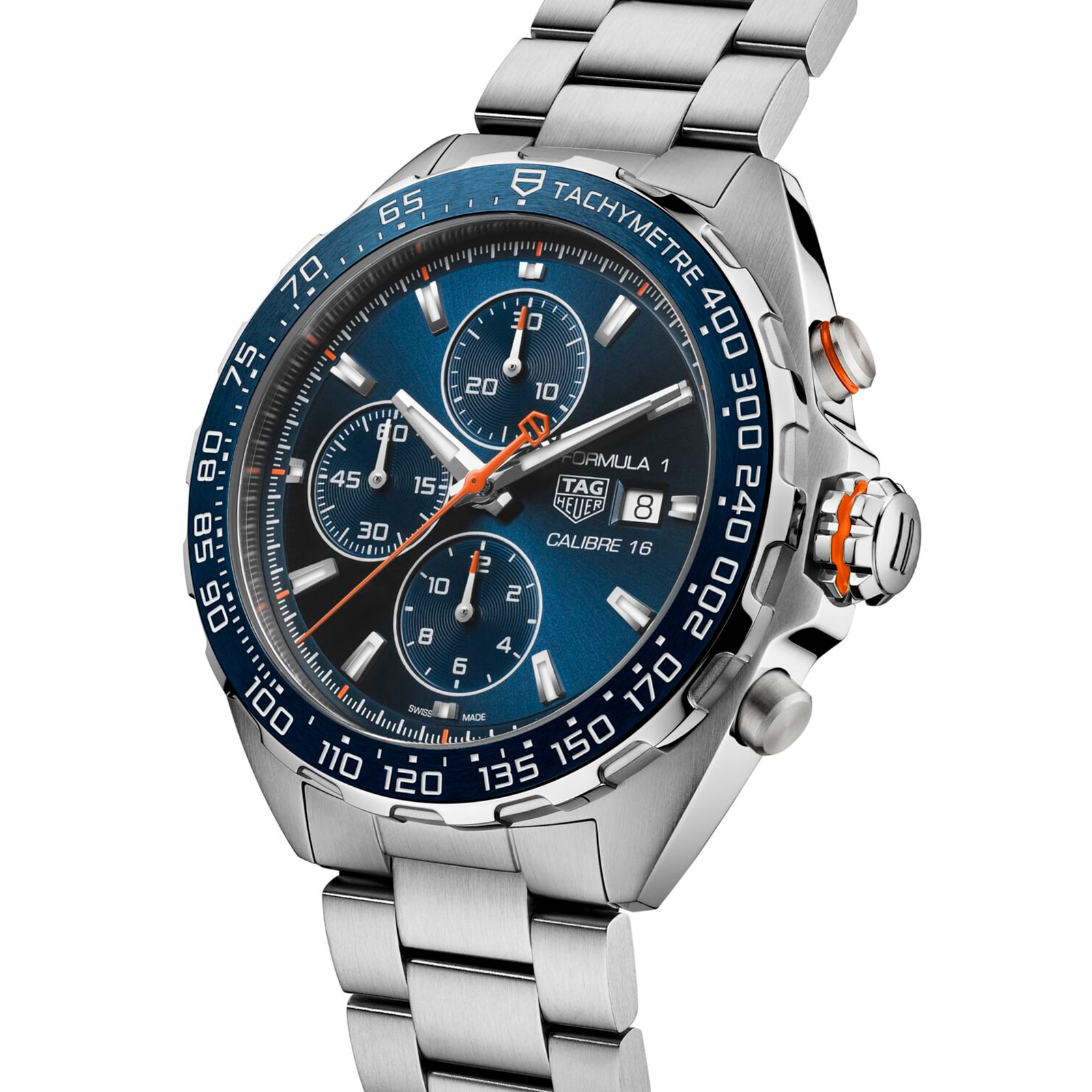 TAG Heuer Formula 1 Chronograph 44mm Mens Watch Blue CAZ201G.BA0876 Watches Of Switzerland UK