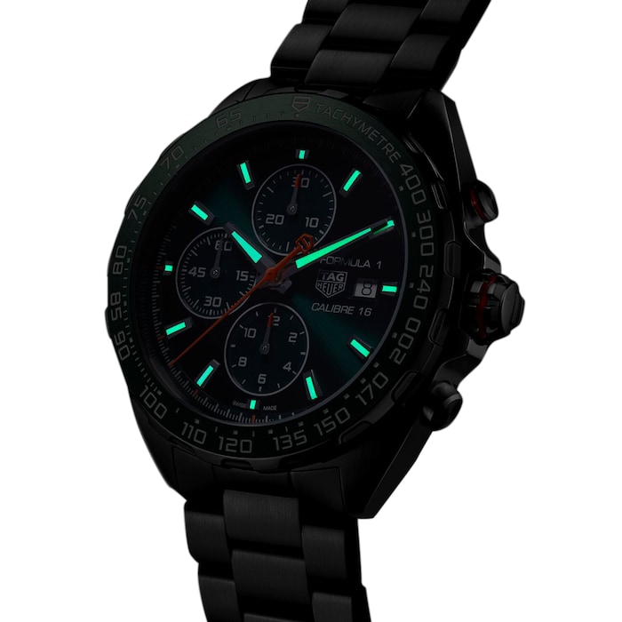 TAG Heuer Formula 1 Chronograph 44mm Mens Watch Green