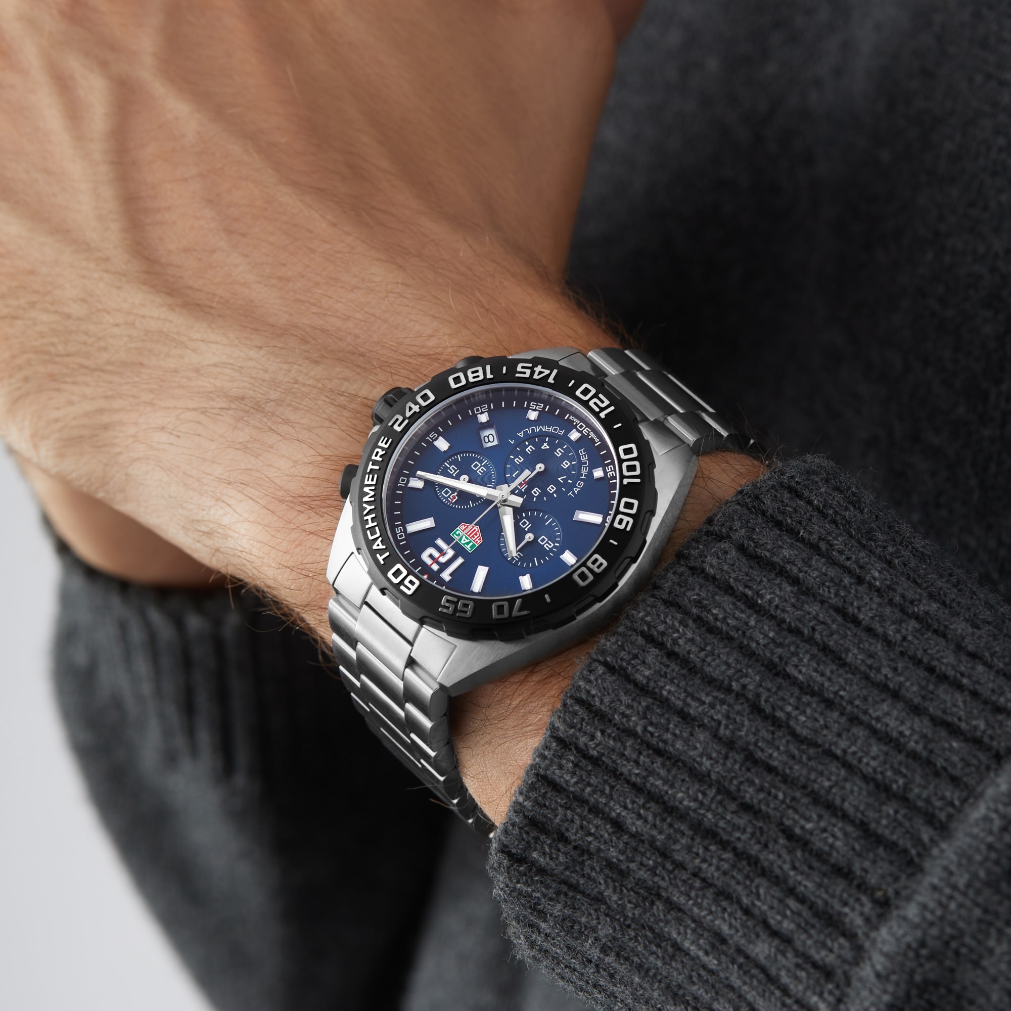 TAG Heuer Formula 1 Quartz Chronograph 200M 43mm Mens Watch Blue