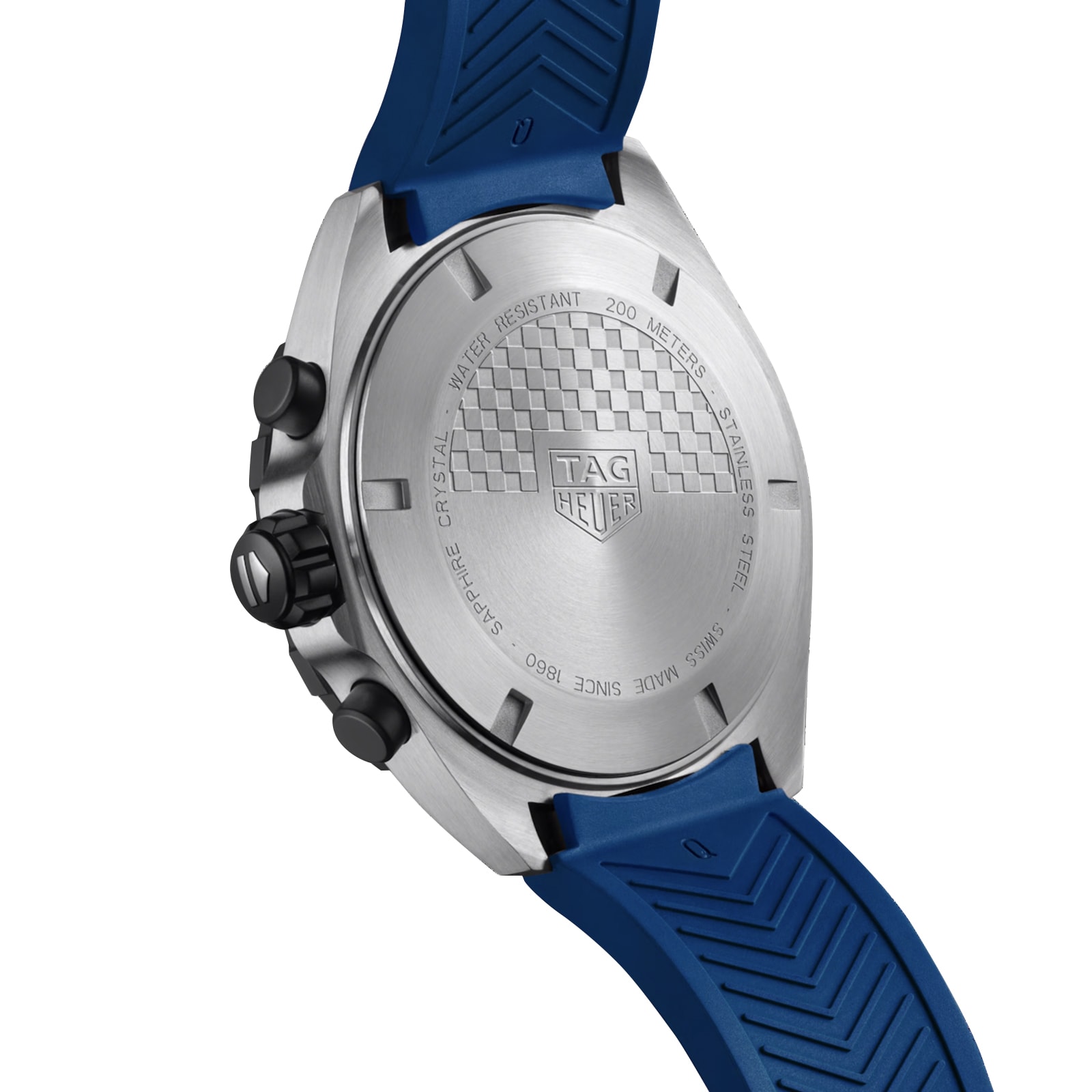 TAG Heuer Formula 1 Quartz Chronograph 200M 43mm Mens Watch Blue Rubber TAG Heuer Formula 1 Quartz Chronograph 200M 43mm Mens Watch Blue Rubber