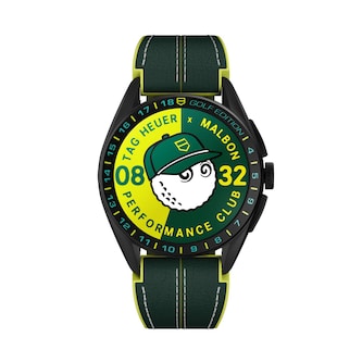 TAG Heuer Connected Calibre E4 X Malbon Golf Edition Special Edition 45mm Mens Watch Green TAG Heuer Connected Calibre E4 X Malbon Golf Edition Special Edition 45mm Mens Watch Green