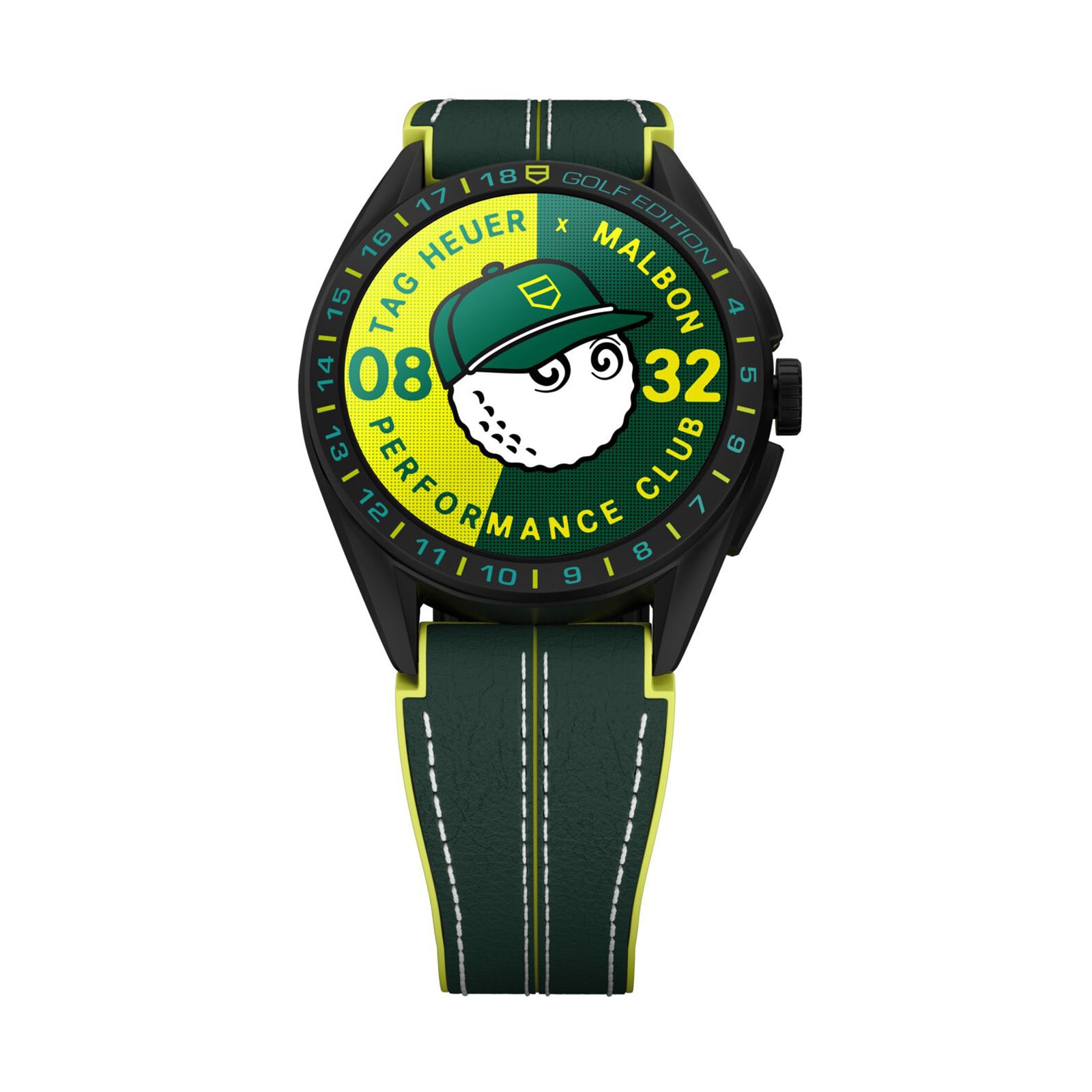 TAG Heuer Connected Calibre E4 X Malbon Golf Edition Special Edition 45mm Mens Watch Green