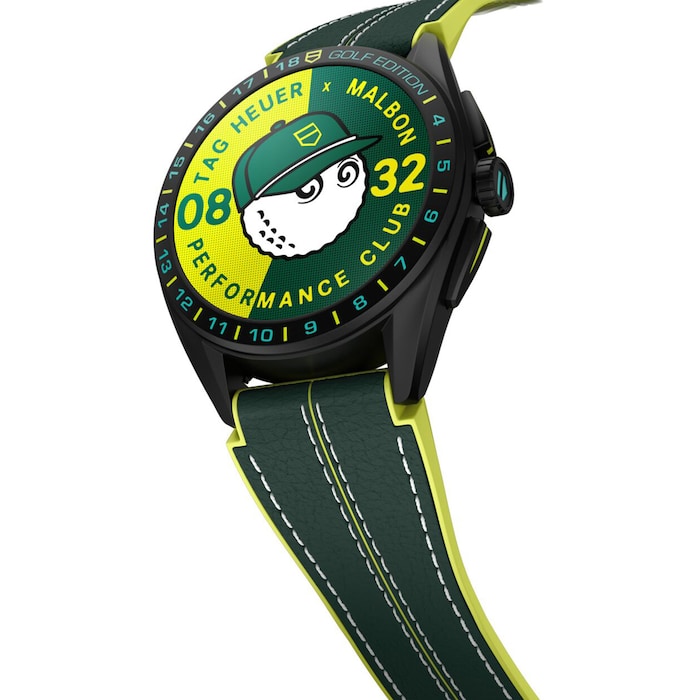 TAG Heuer Connected Calibre E4 X Malbon Golf Edition Special Edition 45mm Mens Watch Green