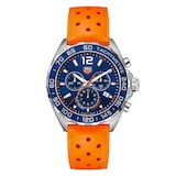 TAG Heuer Formula 1 Chronograph 43mm Mens Watch Orange Rubber Strap