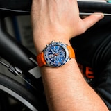 TAG Heuer Formula 1 Chronograph 43mm Mens Watch Orange Rubber Strap