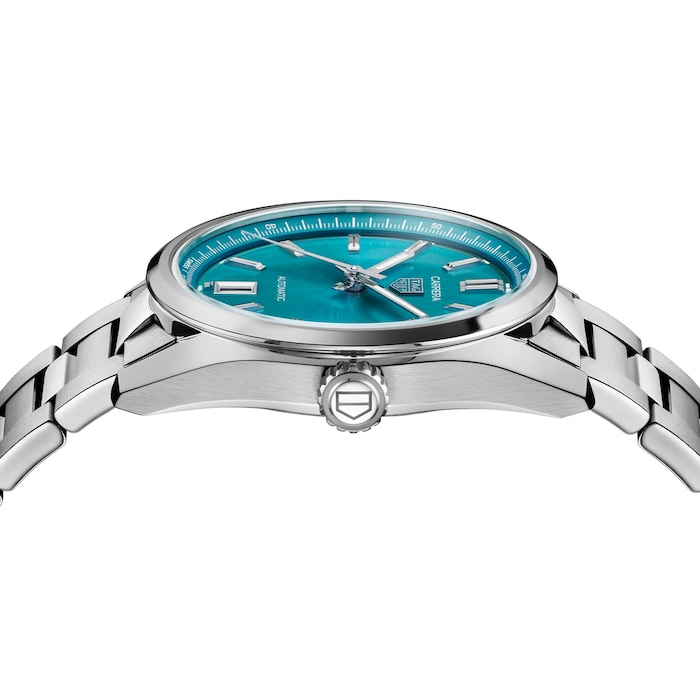 TAG Heuer Carrera Date 36mm Unisex Watch Turquoise