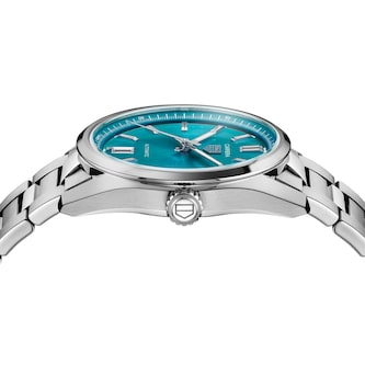 TAG Heuer Carrera Date 36mm Unisex Watch Turquoise