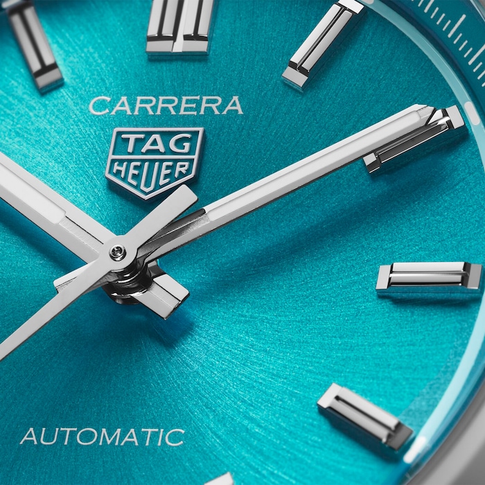 TAG Heuer Carrera Date 36mm Unisex Watch Turquoise