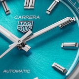 TAG Heuer Carrera Date 36mm Unisex Watch Turquoise