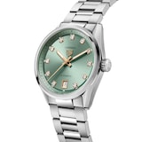 TAG Heuer Carrera Date 36mm Ladies Watch Green Diamond Dot