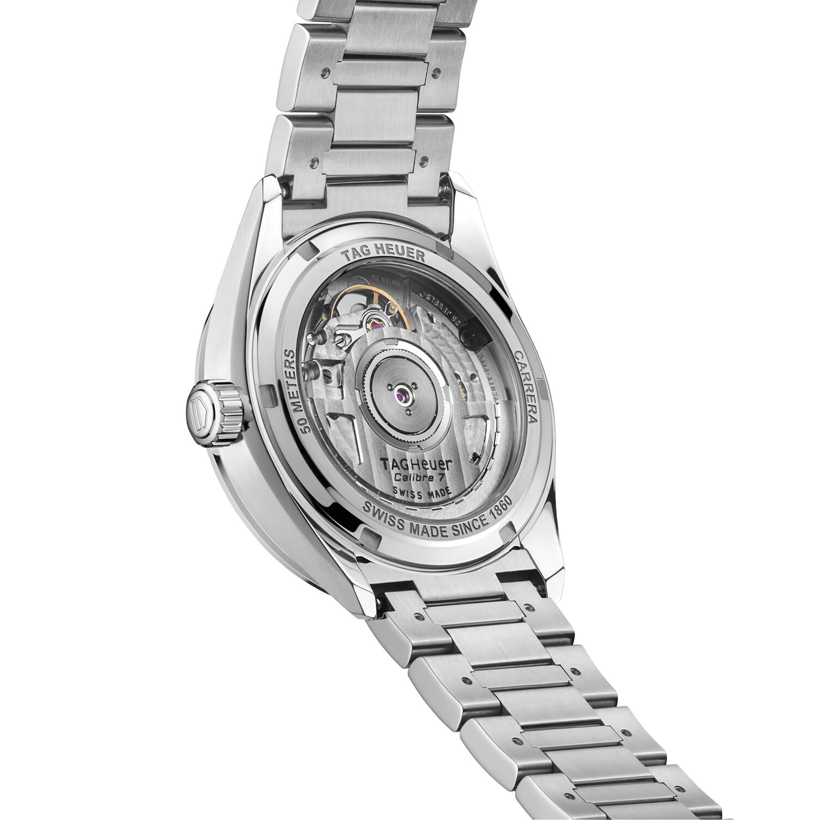 TAG Heuer Carrera Date 36mm Ladies Watch Green Diamond Dot