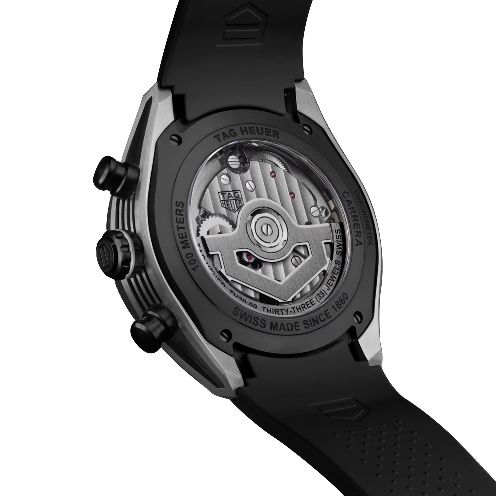 TAG Heuer Carerra Chronograph Tourbillon Extreme Sport 44mm Mens Watch Black TAG Heuer Carerra Chronograph Tourbillon Extreme Sport 44mm Mens Watch Black