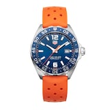 TAG Heuer Formula 1 43mm Mens Watch Orange Rubber Strap