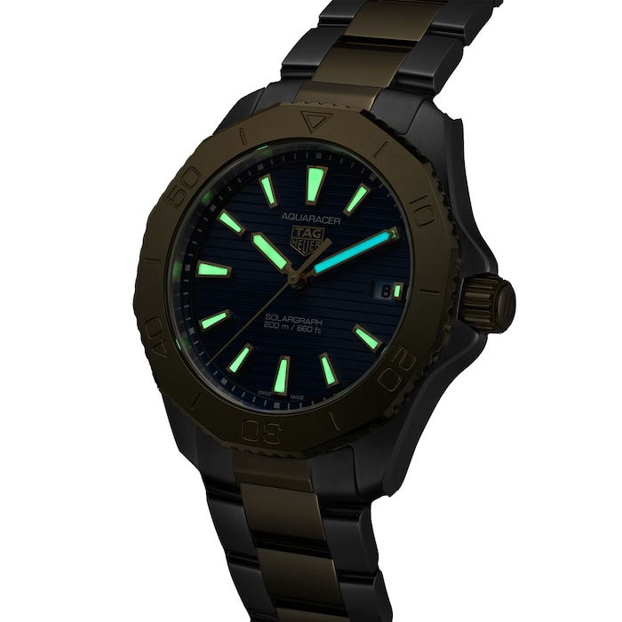 TAG Heuer Aquaracer Professional 200 Solargraph 40mm Mens Watch