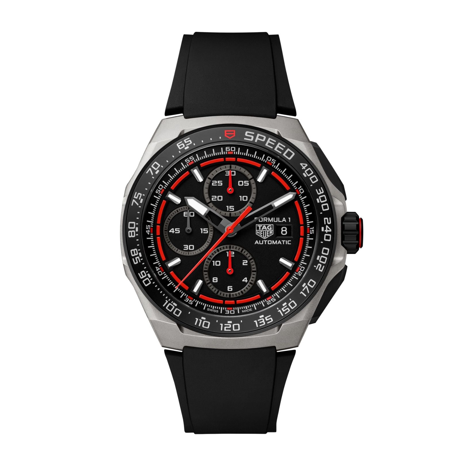 TAG Heuer Formula 1 Chronograph Automatic 44mm Mens Watch Black TAG Heuer Formula 1 Chronograph Automatic 44mm Mens Watch Black