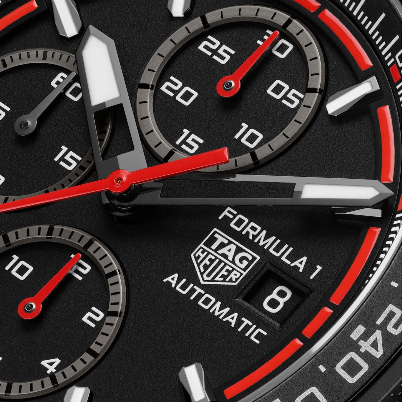 TAG Heuer Formula 1 Chronograph Automatic 44mm Mens Watch Black TAG Heuer Formula 1 Chronograph Automatic 44mm Mens Watch Black